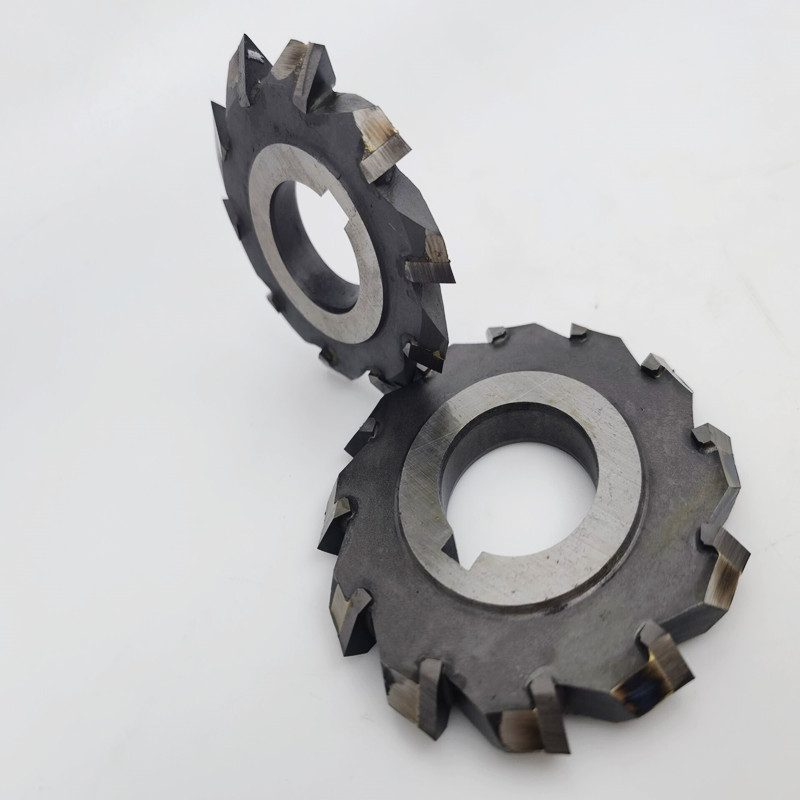 硬质合金双角铣刀YW2镶钨钢三面刃角度铣槽刀63*90度 63*60度厂家