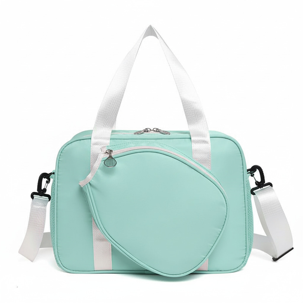 Bolsa de tenis de gran capacidad de almacenamiento de hombro único bolso de pelota bolso de mano doble hombro bolso de bádminton femenino de alto valor image 6