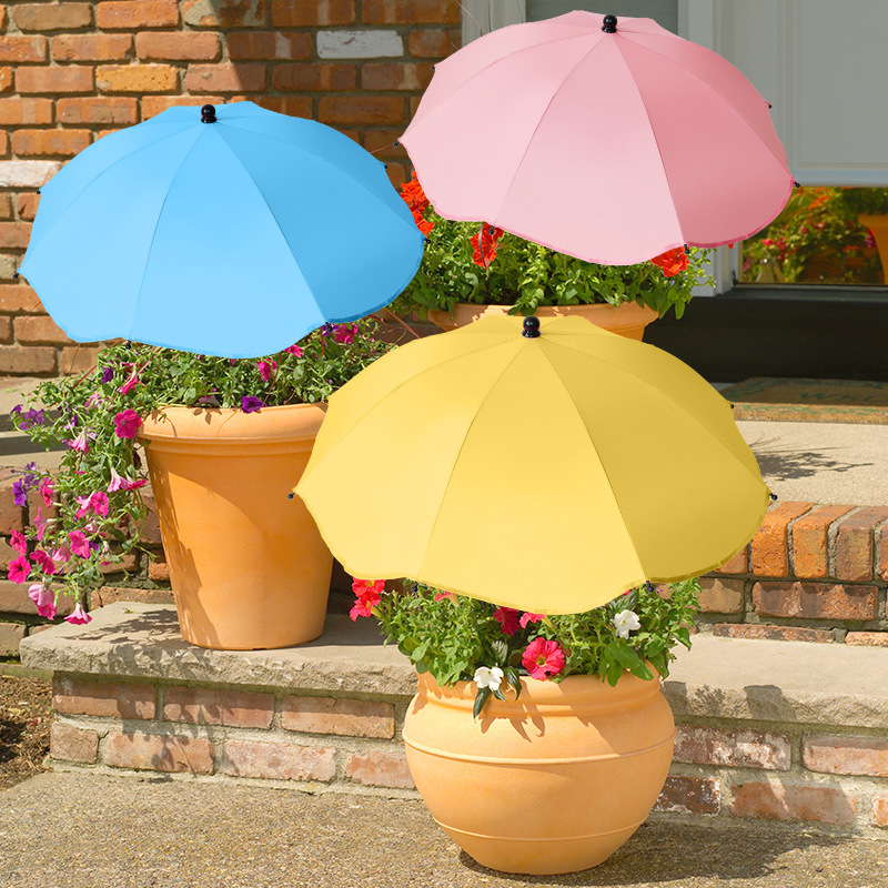 New Ground Umbrella Garden Plant Rainproof Parasol Outdoor Garden Protective Ground Umbrella Umbrella Factory Wholesale