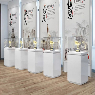 Model Display Cabinet Transparent Glass Counter Jewelry Jade Exhibition Display Museum Cultural Relics Display Cabinet Antique Cabinet