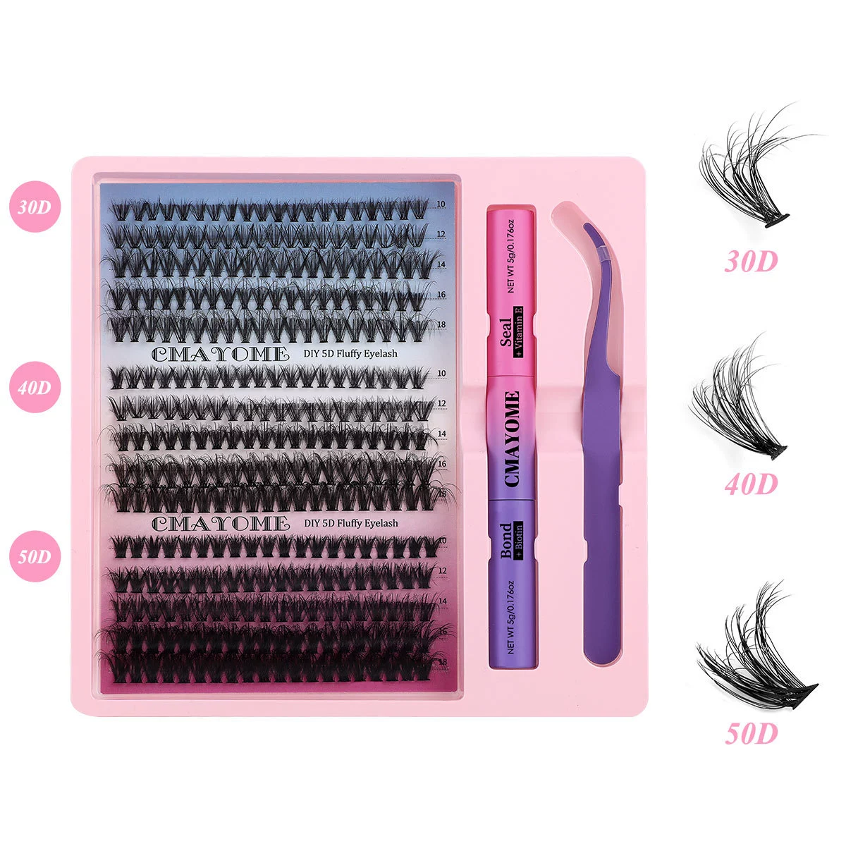 False eyelashes, dense set, (Cross-border trading), separate tufts of eyelashes