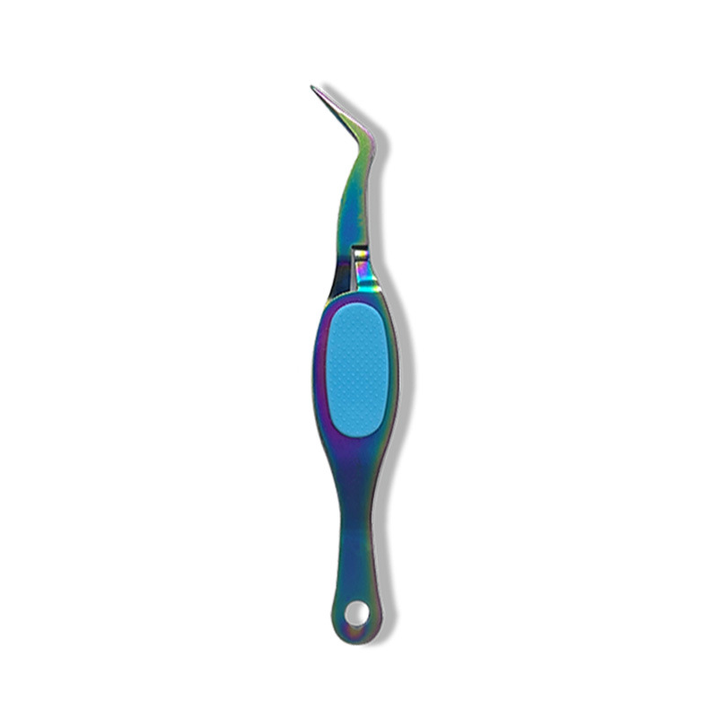 Universal tweezers stainless steel for manicure
