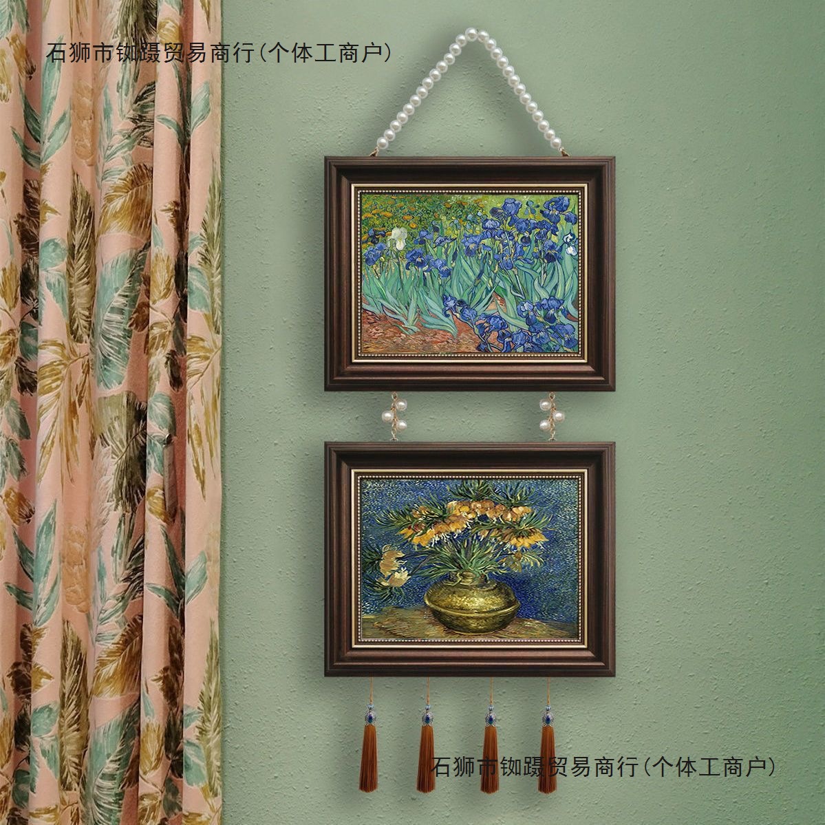 Landscape Decorative Painting Sofa Background Wall Hanging Painting Abstract Healing Style Art Oil Painting Living Room Bedroom Fashion Mural