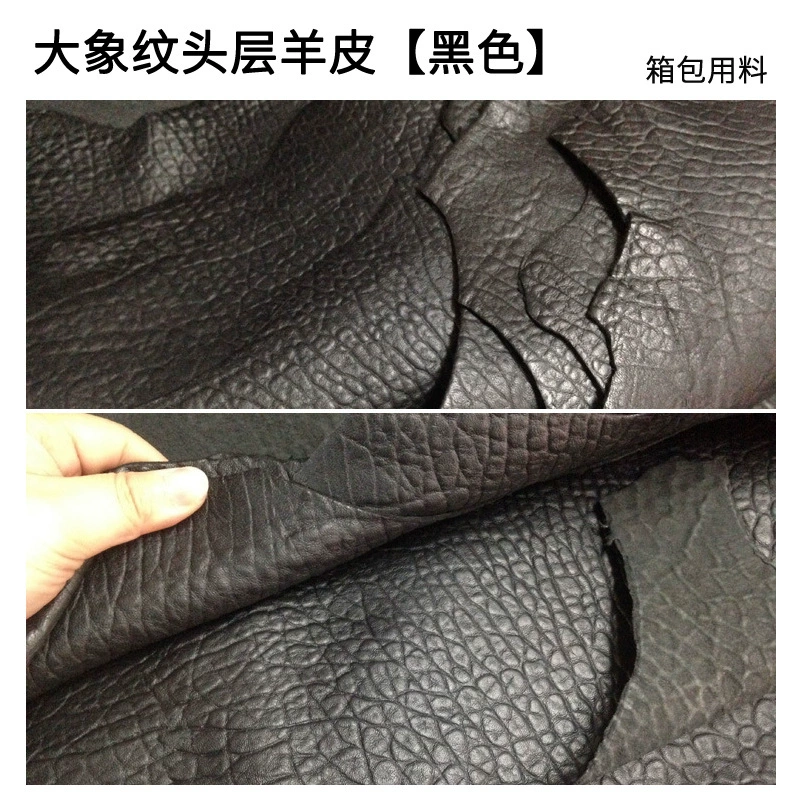 Овчинка из кожи слона тиснение из овчины