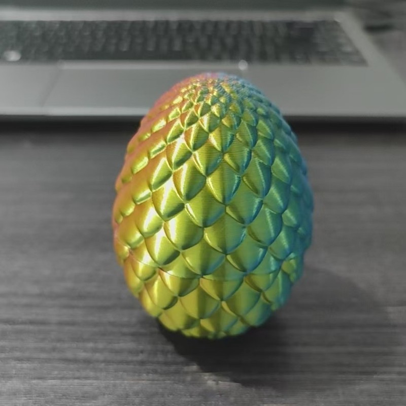 跨境爆品3D打印中国龙蛋水晶龙蛋套装玩具宝石龙蛋摆件摆摊热卖|undefined