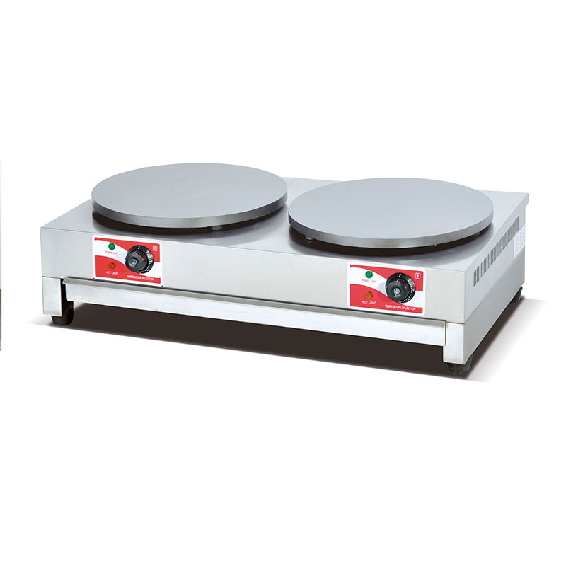 厂家直销 特价双头电热班戟炉/可丽饼机/煎饼机/班戟炉/煎饼果子