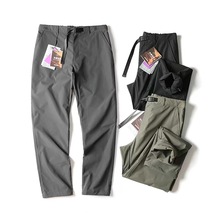 日单！镇店牛裤！防风防泼水！春夏男机能风松紧腰卡扣直筒休闲裤