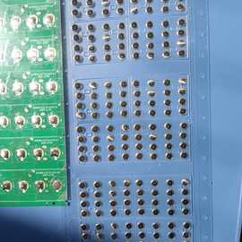 对讲机锅仔片5mm16个按键带贴纸，功能键,圆形弹片。      dome片
