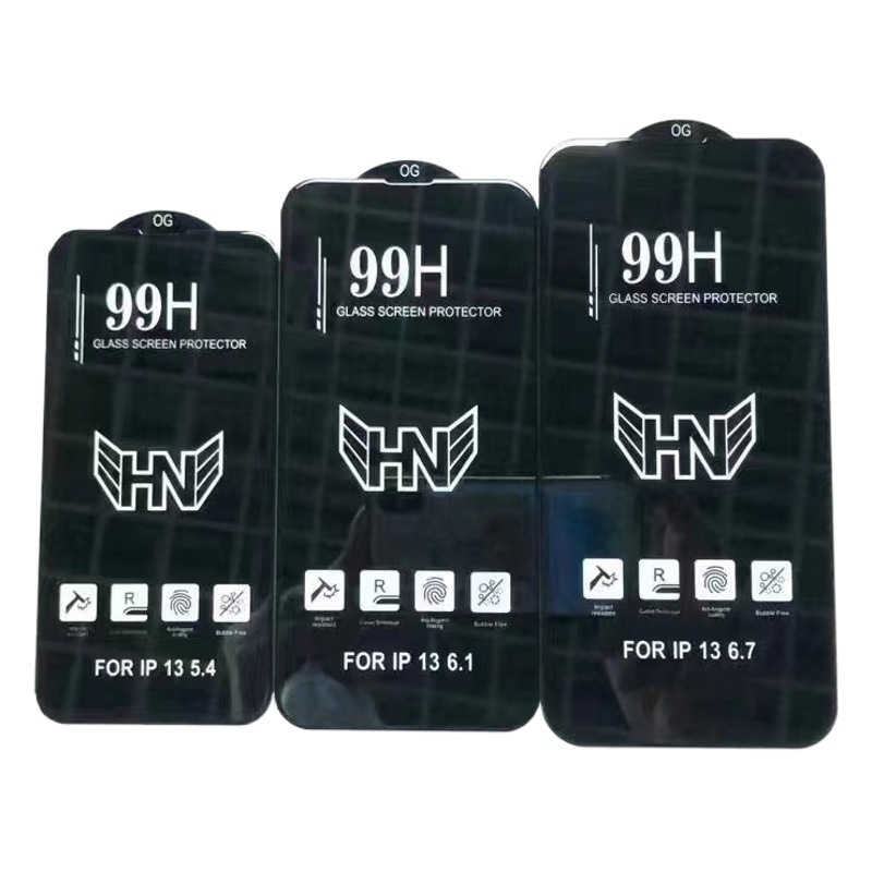 Aplicable Apple 16PRO película templada HD 99H antiestática iPhone7P/XS película de teléfono móvil de alta tecnología de aluminio de pantalla completa 6G