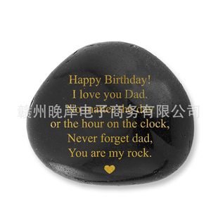 Cross-Border Black Penguin Embrace Positivity Penguin Pebble Positive Penguin Love Token Gift