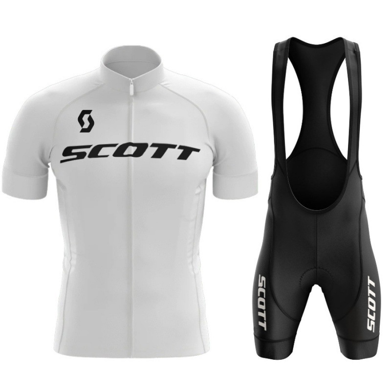 Cross-border SCOTT summer cycling clothes suit men's short-sleeved road bicycle clothes breathable mountain bike top pants