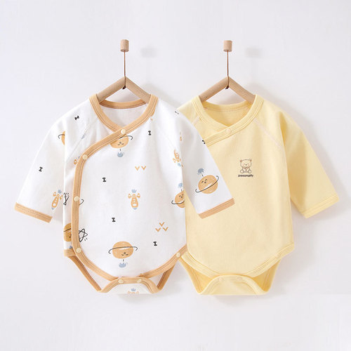 Baby clothes, children's pure cotton spring and autumn category A newborn Anyang infant and children's clothing jumpsuits baby spring wraps