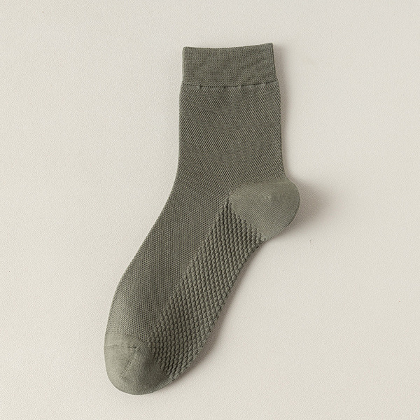 Men's summer thin breathable sports cotton knee socks