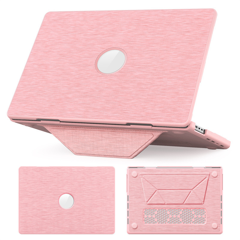 Suitable for Apple MacBook Neo13 notebook fabric protective case with cooling stand, Pro14 16 anti-drop case Suitable for Apple MacBook Neo13 notebook fabric protective case with cooling stand, Pro14 16 anti-drop case