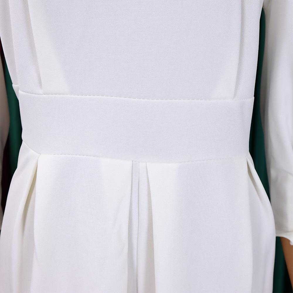 Damen Jumpsuit Langarm Lässig Weites Bein Für Den Winter_voghion.com