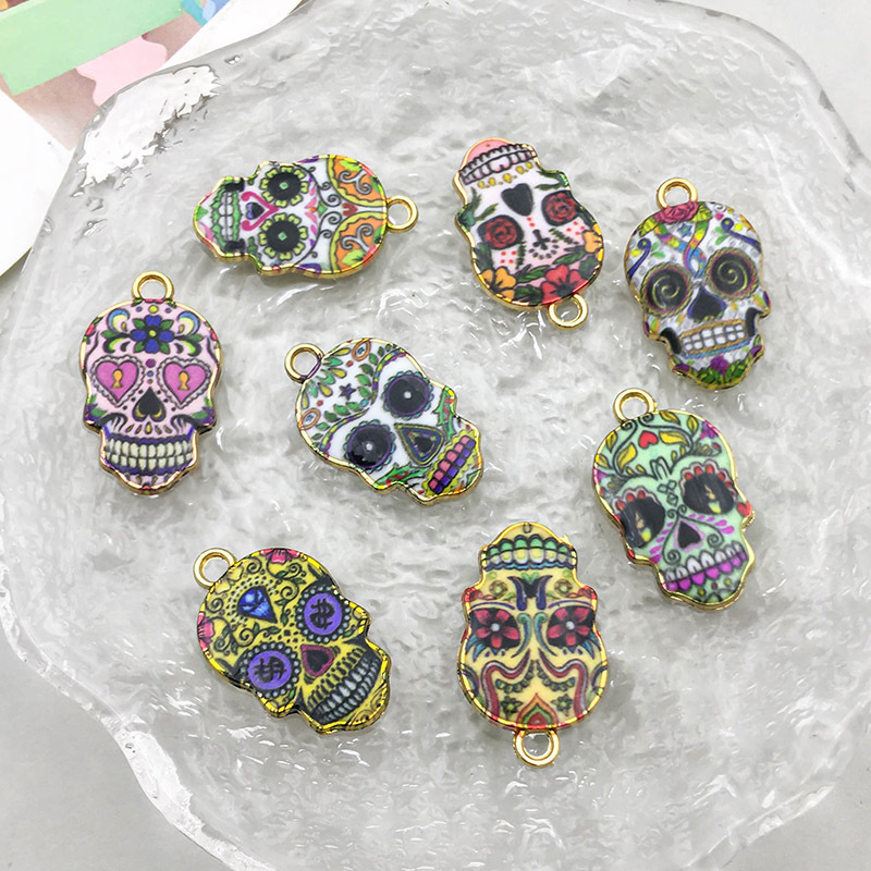 1 Piece 1 Set Alloy Skull Pendant display picture 10