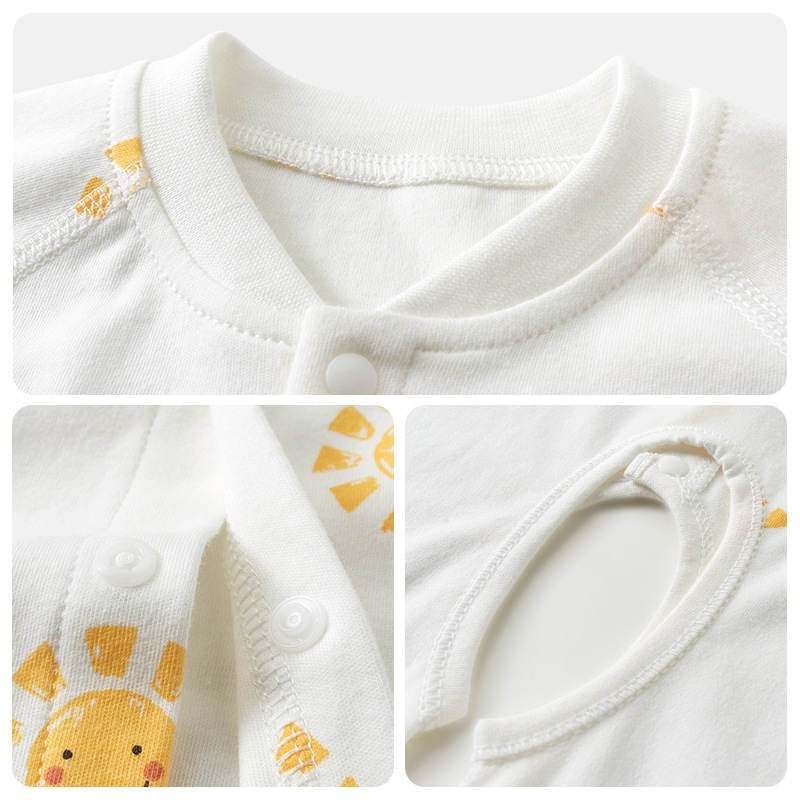 Mono para bebé para primavera, otoño e invierno, ropa de dormir de algodón con abertura en la entrepierna para recién nacidos, pelele cálido unisex, traje para gatear, ropa de bebé.