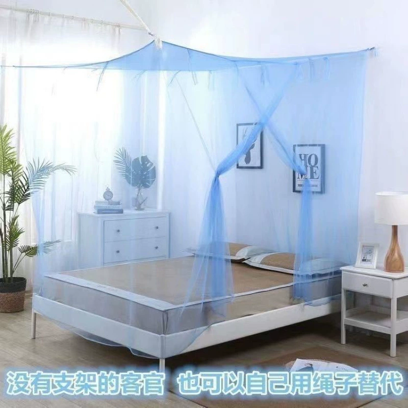 Старомодные зашифрованные москитные сетки для домашних спален, сдаваемых в аренду комнат, стандартные противомоскитные сетки, традиционные сельские москитные сетки на 1.8m больших кровати.