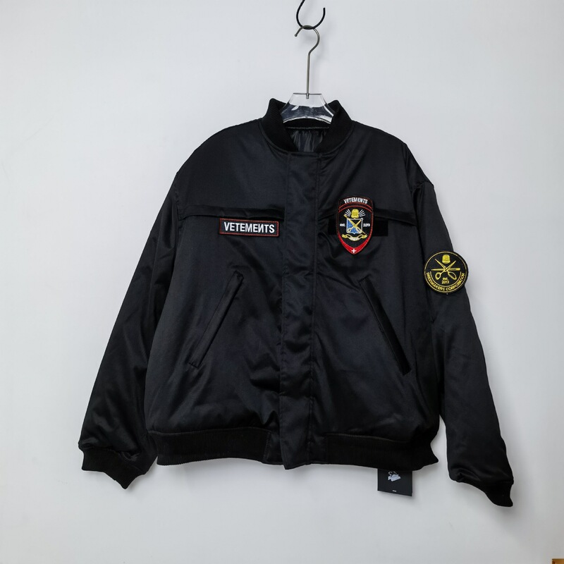 Cross-Border American Fashion Vtm Velcro Embroidered Flight Jacket Cotton Coat for Men and Women European and American Style Cotton Clothing Cross-Border American Fashion Vtm Velcro Embroidered Flight Jacket Cotton Coat for Men and Women European and American Style Cotton Clothing