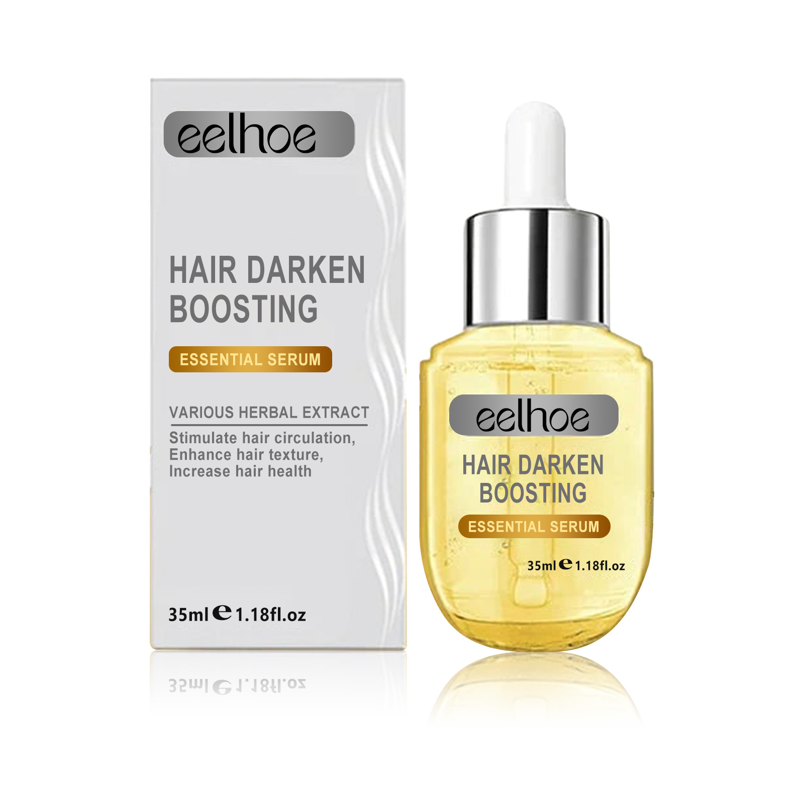 Ripara i capelli secchi di EELHOE, idrata la radice dei capelli, soluzione di essenza per densificare il cuoio capelluto_voghion.com