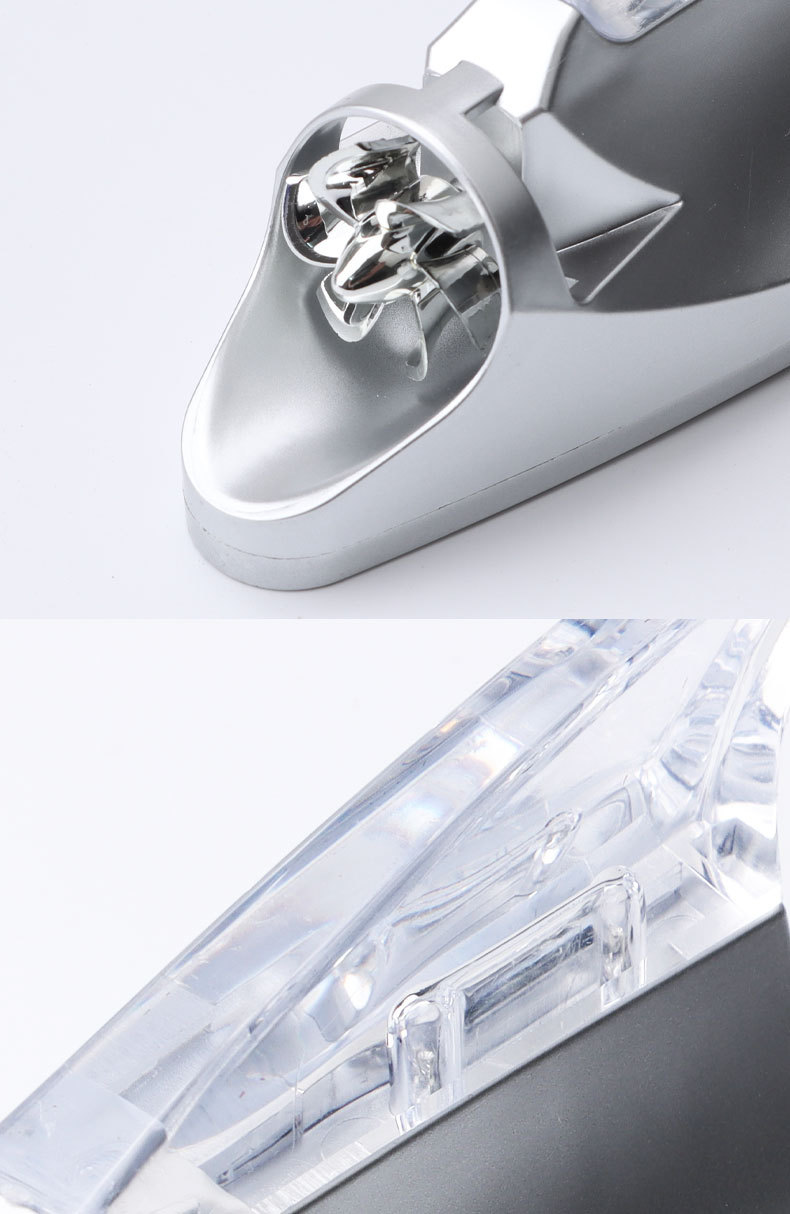 New Wind-Powered Light with Shark Fin Design, Flashing Anti-Rear Collision Warning Light, Wind-Powered Decorative Light, Car Exterior Modification Accessories