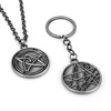 Cthulhu mythos Cosu mythology Book of Dead Spirit Printing Pyming Necklace Magic Chain Magic Buckle Pendant