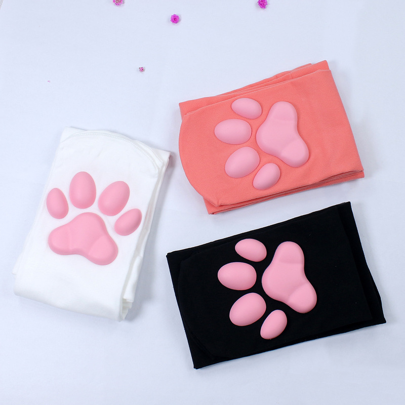 3d猫の爪の靴下のかわいいロリータの2次元のcosアニメは膝の靴下の長い筒のシリコンの肉は猫の爪の靴下を敷きます。|undefined
