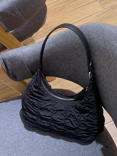 Cream Puff Bag Girly Cloud Pleated Handbag Autumn Fashion Cloth Bag One-shoulder Dumpling Sweet and Cool Underarm Bag