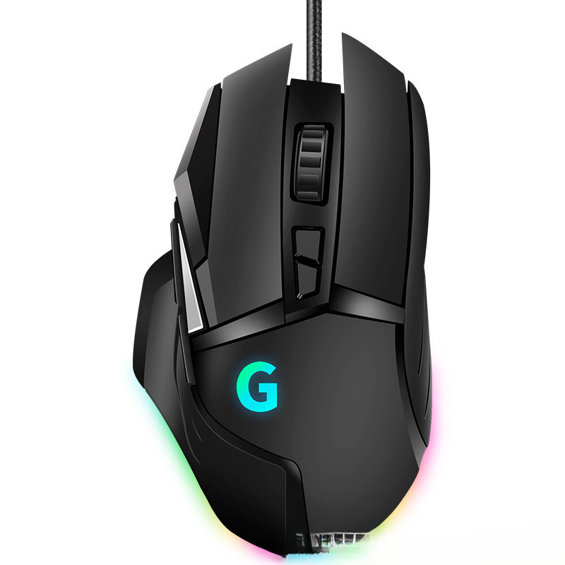 国産のクロスボーダー卸売電商G502有線ゲーム機械マウスRGB電競宏lolは鶏パソコンを食べます。|undefined
