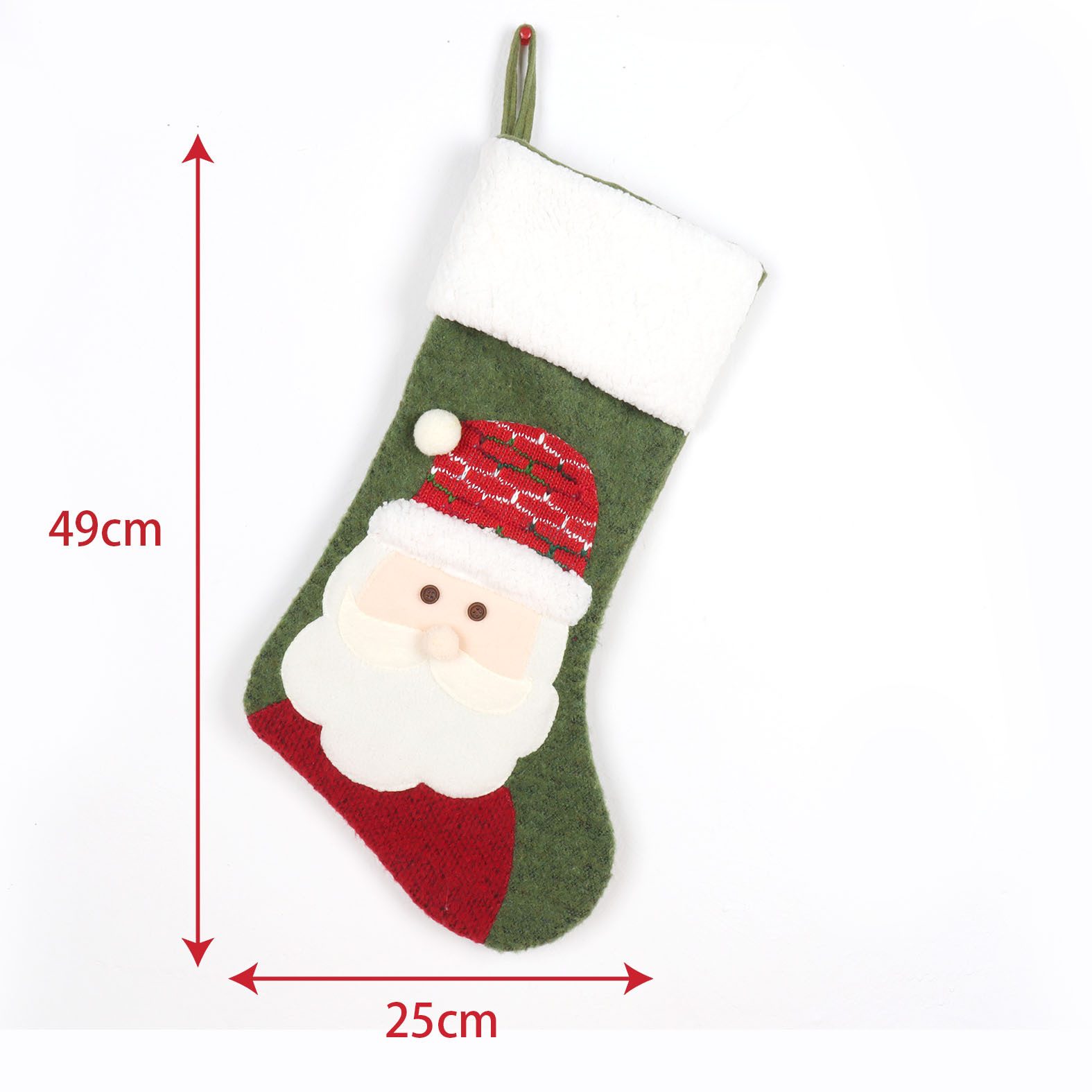 Medias navideñas decorativas con diseños festivos, para dulces