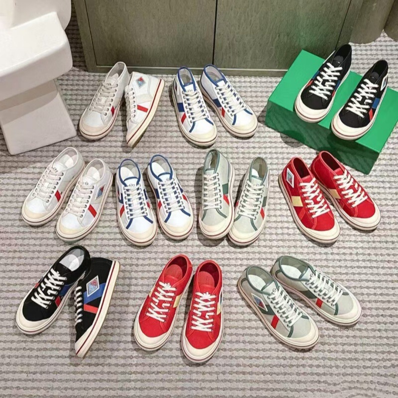 Bv Aw Color-Blocked Canvas Shoes for Women, Spring & Fall New Retro Casual Sneakers, Couple Sports High-Top White Shoes