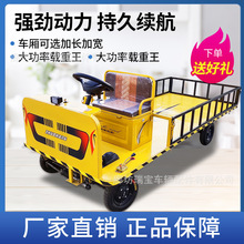 生产拉水拉货车摆摊餐饮用批发市场农业拉货用电动四轮平板车