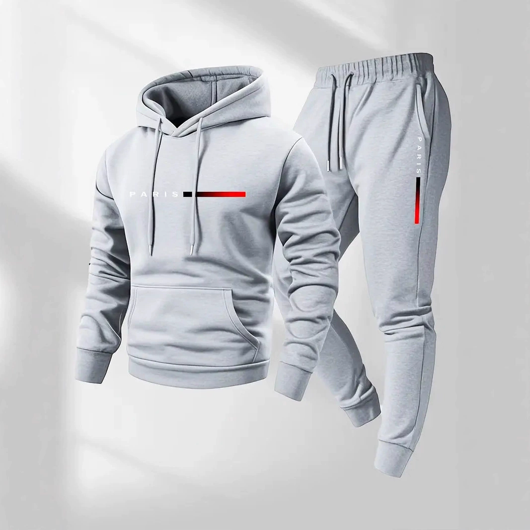 Повседневная и модная мужская и женская толстовка с буквенным принтом PARIS европейского размера и спортивный костюм на шнурке