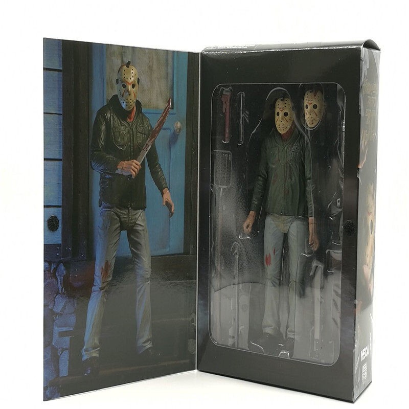 Domestic Neca Black Friday Part 3 3D Edition Jason Articulated Action Figure Model Display Piece