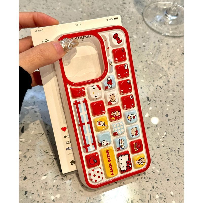 韓国系jell cat動物立体キーボードiphone16 promaxアップル13/15携帯ケース14かわいい11|undefined
