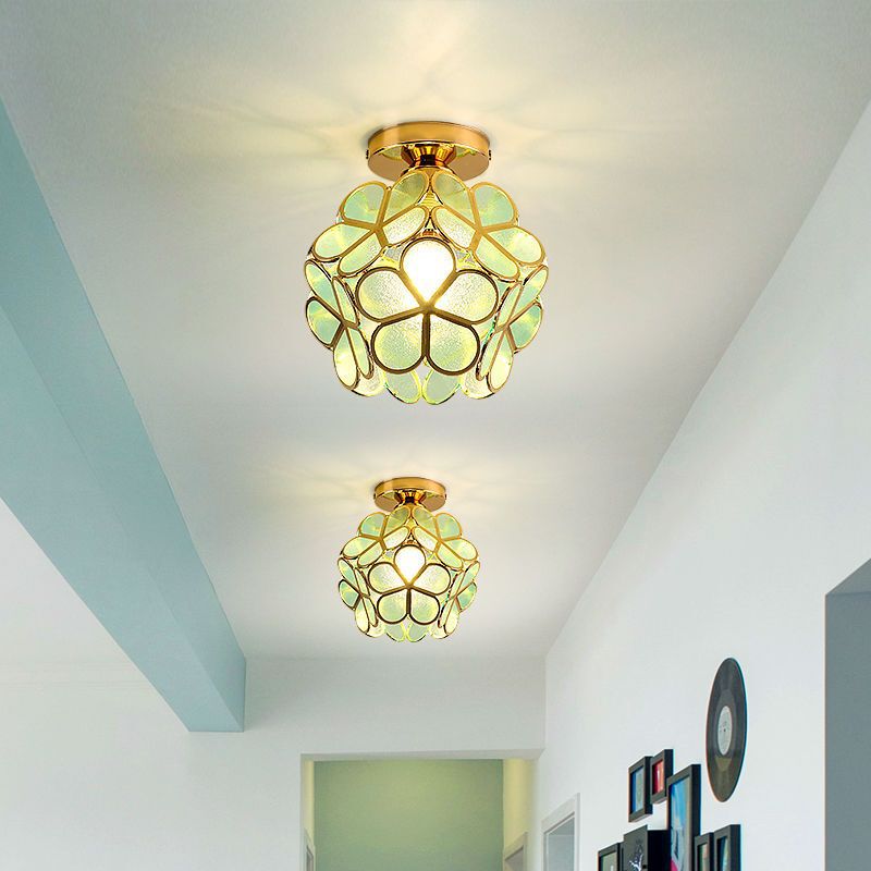 Aisle Lights, Corridor Lights, Nordic Creative Petal Ceiling Lights, Light Luxury Post-Modern Entrance Hall Balcony Lighting Fixtures