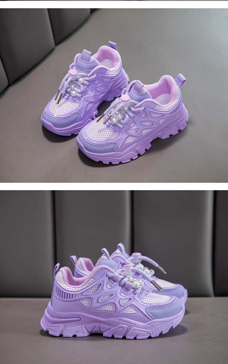 Baskets chunky filles baskets plateforme en mesh respirant école_voghion.com