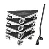 Universal tools set for moving, furniture, swivel wheels