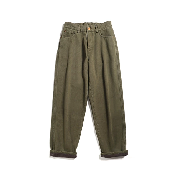 LK1098JR plus velvet-Shenzhen Army Green