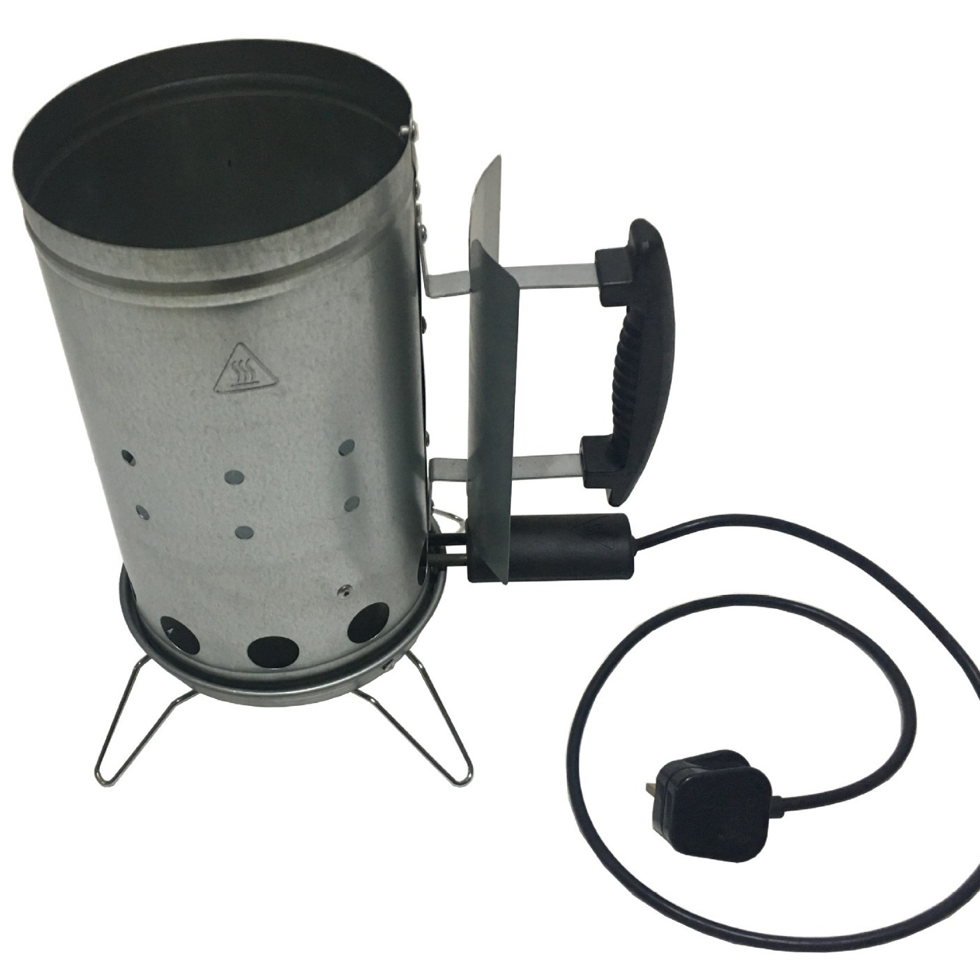 La producción de la fábrica galvanizó el barril eléctrico del carbón de la hoja con el encendedor eléctrico del barril del carbón del tubo de calefacción