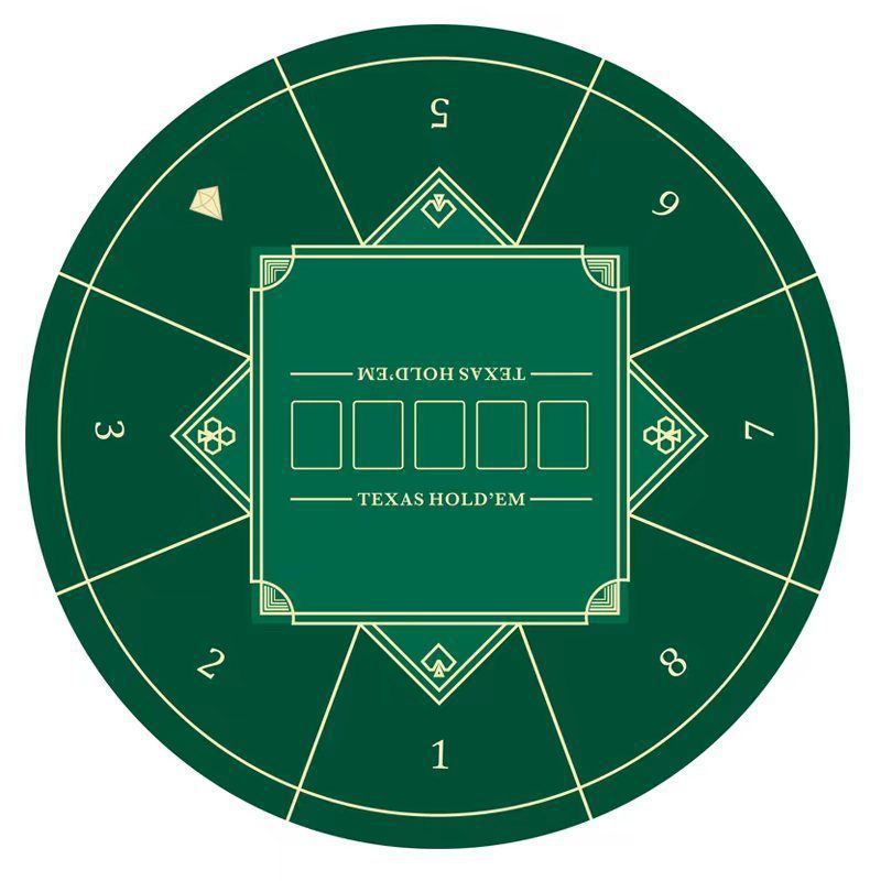 Tejas jugando a la tarjeta mantel estera redonda mesa cuadrada estera de goma estera de mesa dedicada Mahjong chip juego estera