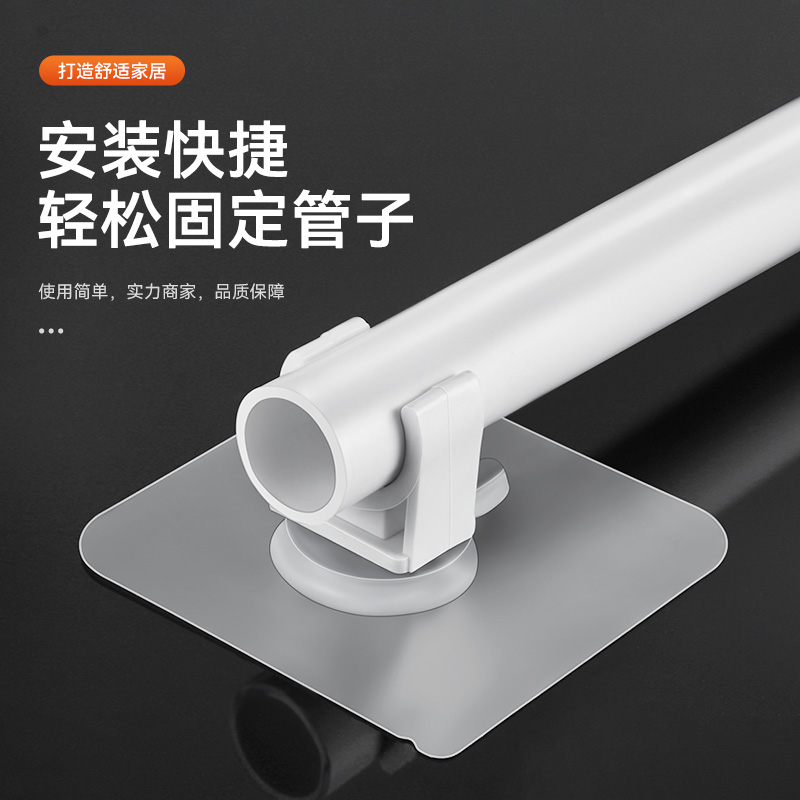 免打孔水管卡扣固定器软管ppr管线燃气管道煤气管夹u型管卡免钉墙