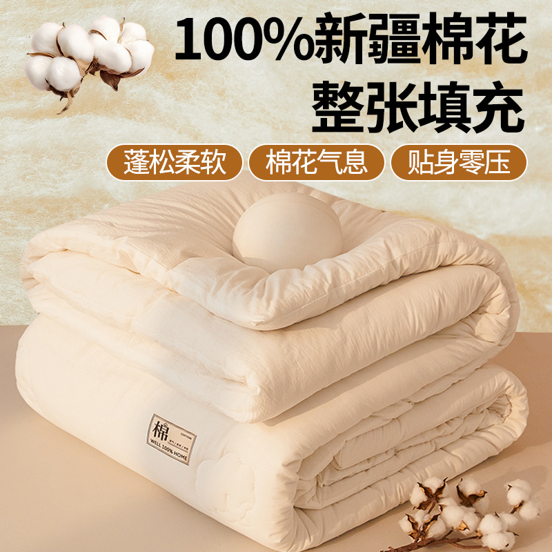 시진양면이불, 겨울이불, 순면이불심, 두껍고 따뜻한 싱글 봄, 가을이불, 순면 여름 시원한 에어컨이불