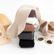 春秋新款儿童连裤袜 精梳棉女童裤袜抗起球 流行美拉德色系女童袜