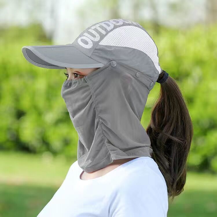 Sombrero de protección solar de verano sombrero de pesca para hombres sombrero de Sol de Montañismo al aire libre sombrero plegable de secado rápido sombrero de Sol de protección UV