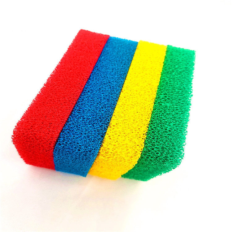 洗锅海绵餐具洗涤硅胶过滤海绵洗碗 清洁海绵开孔过滤棉海绵方块