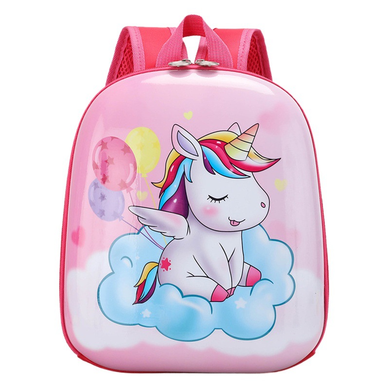 Bolsa de escuela preescolar mochila de jardín de infantes de comercio exterior 2-6 años de edad de clase media y pequeña princesa de dibujos animados Ultraman mochila de cáscara de huevo