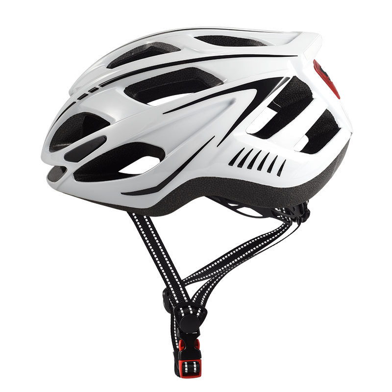Casco de bicicleta de carretera de montaña con luz trasera para hombres y mujeres bicicleta integrado casco ultra-ligero casco de bicicleta
