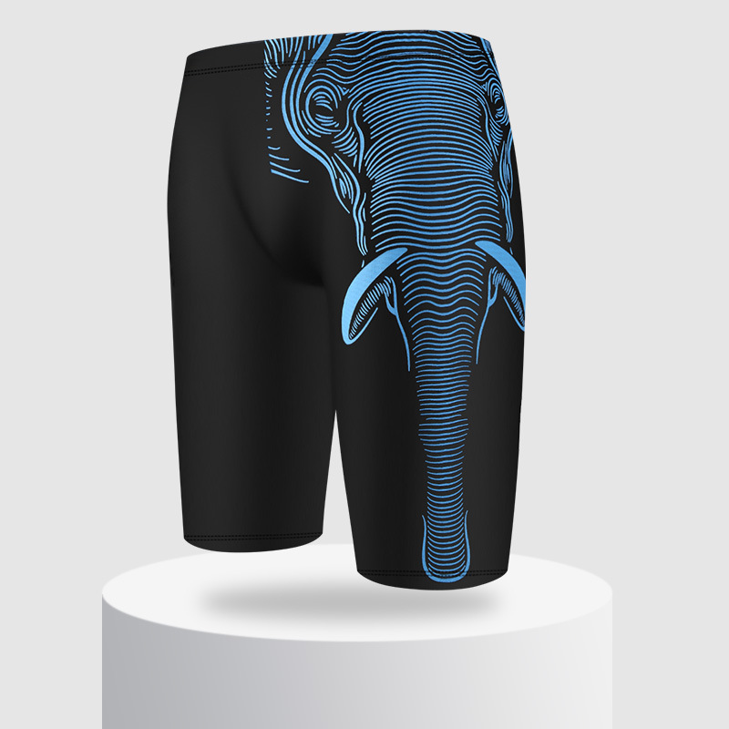 Bañador de hombre nueva moda Pantalones cortos de secado rápido cómodo más tamaño suelto más tamaño boxeadores anti-vergüenza