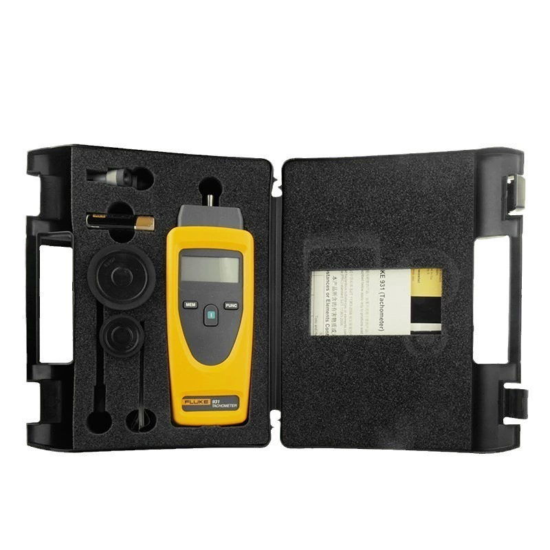 FLUKE Бесконтактный тахометр Fluke F931, ручной тахометр с цифровым дисплеем, оптический (бесконтактный)